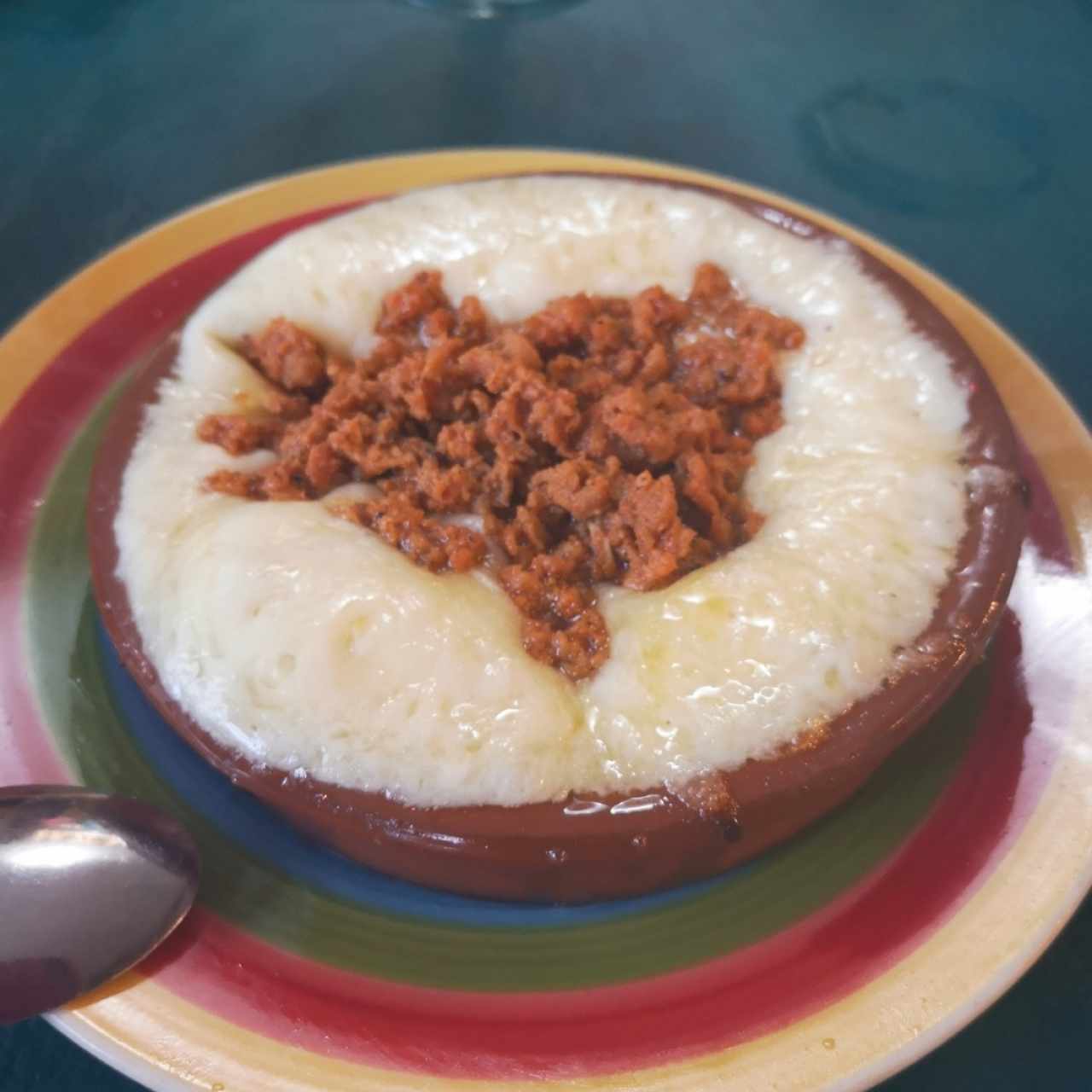 Queso Fundido con Chorizo 