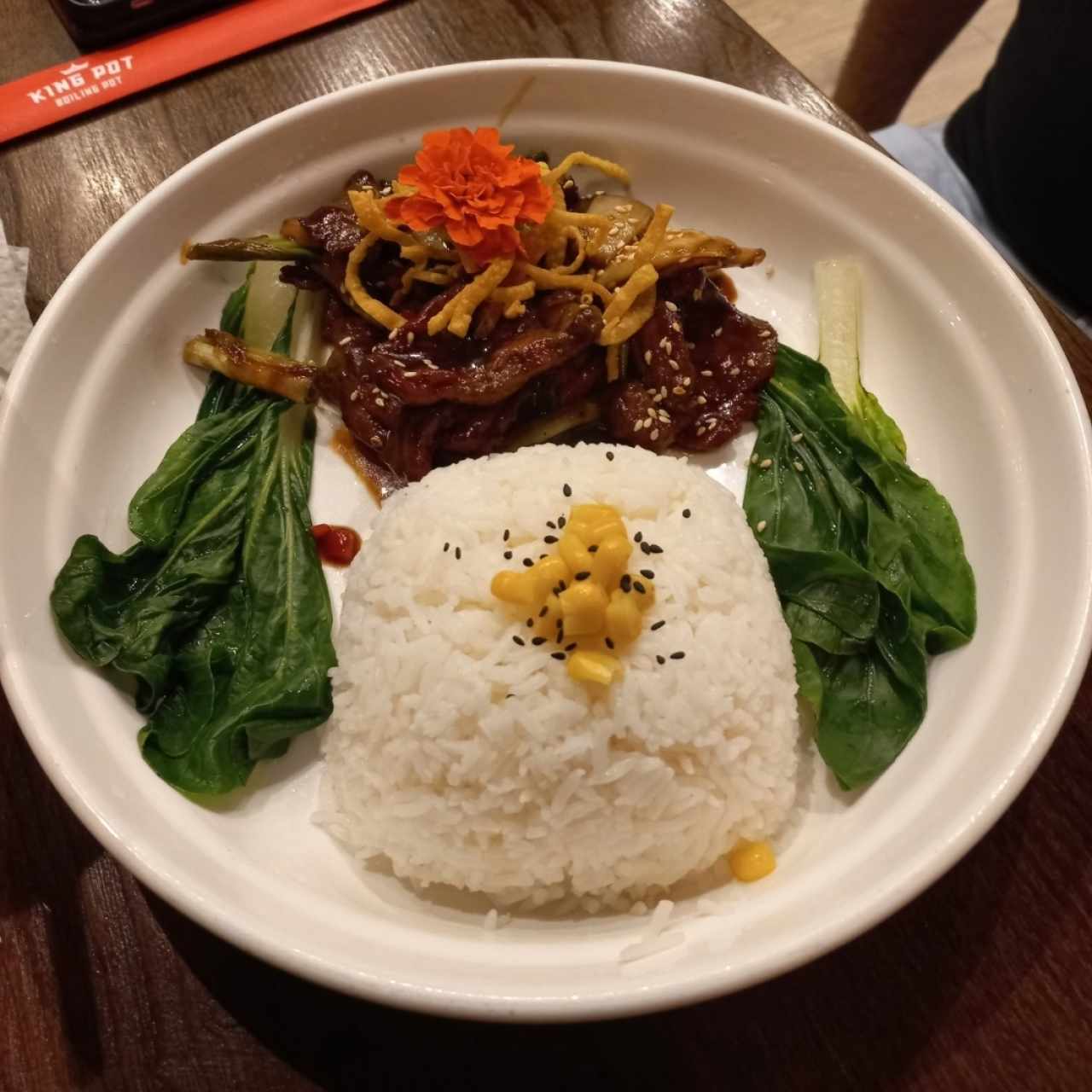 Platos Wok - Mongolian Beef Rice