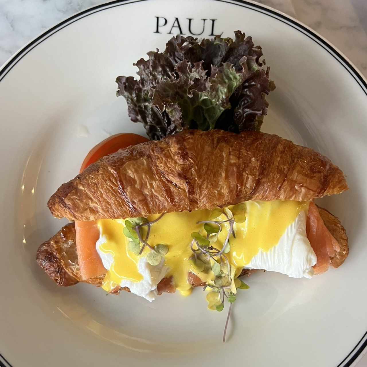 Croissant au Saumon Fumé