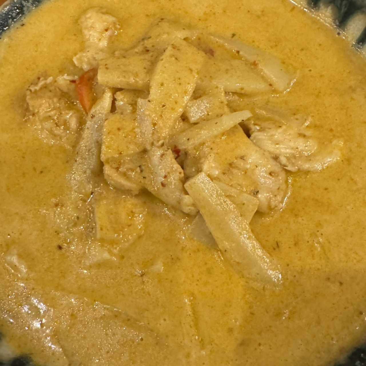 Curry rojo pollo