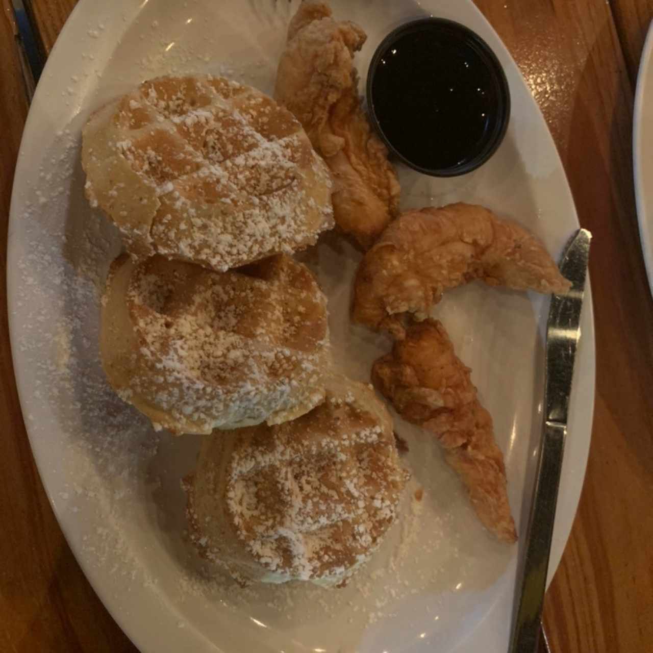 chicken and wafles