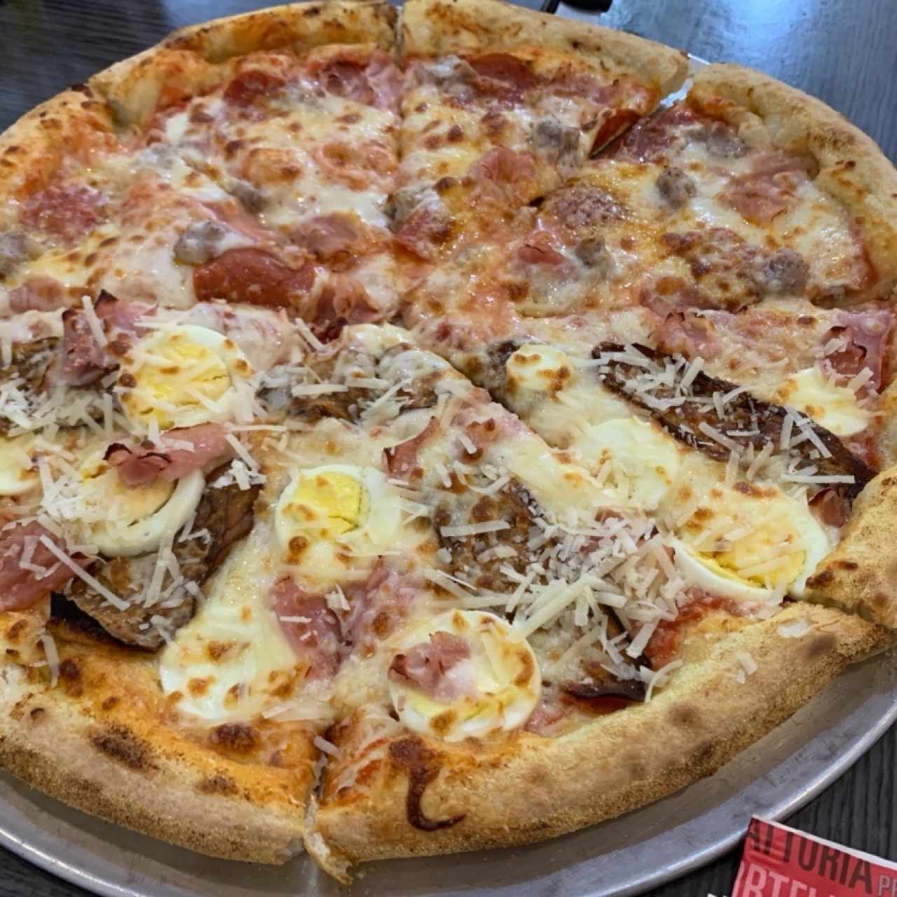 parmigiana half and carnivor half