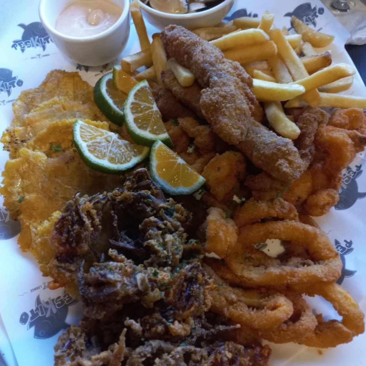 Bandeja de mariscos