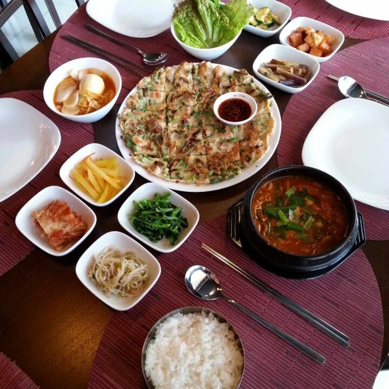 almuerzo coreano