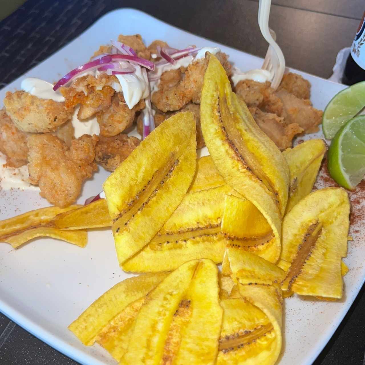Ceviche frito 
