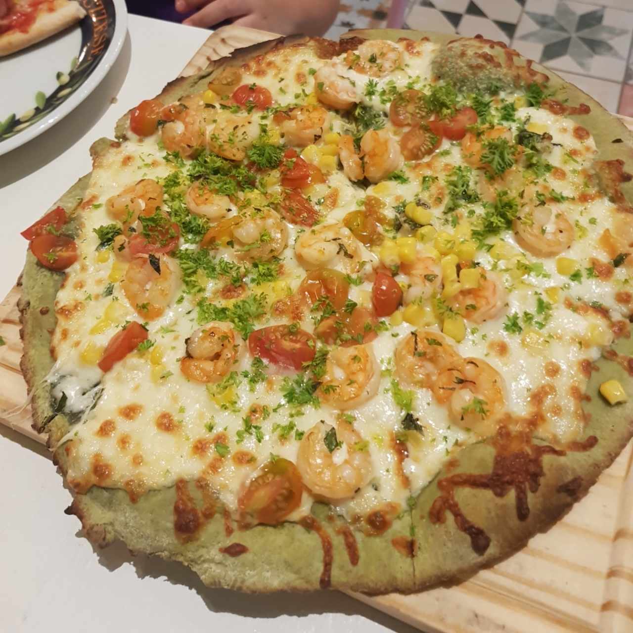 Pizza de Camarones