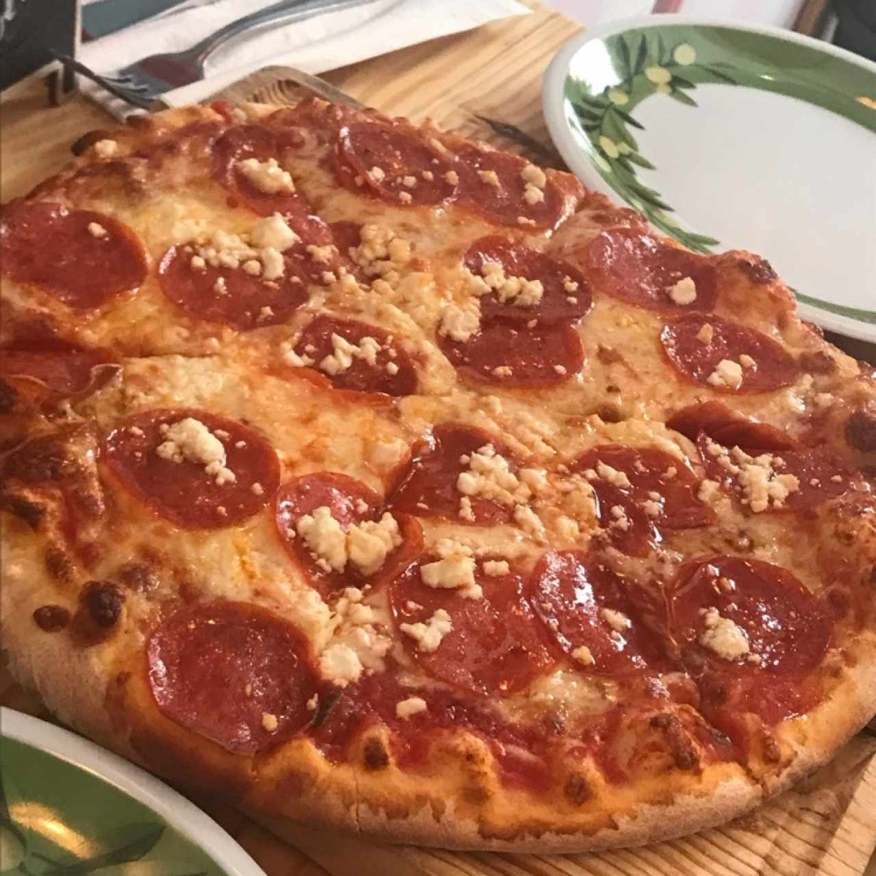 pizza con pesto 