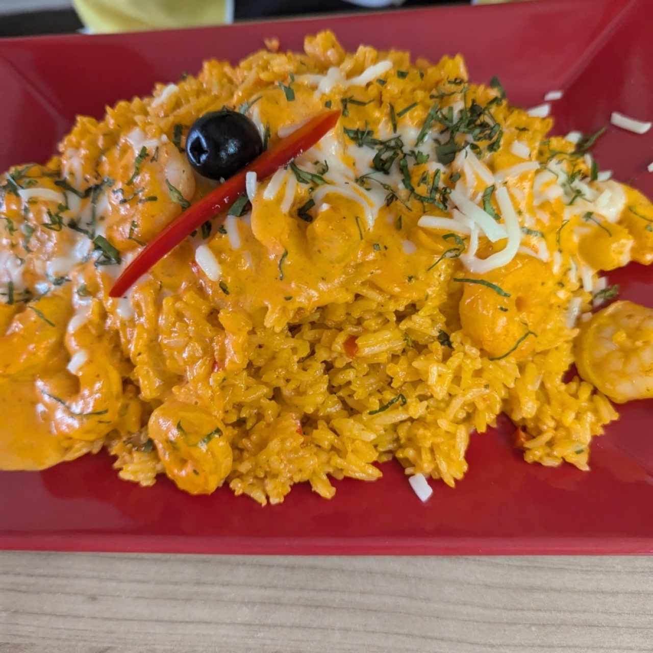 Arroz con mariscos 