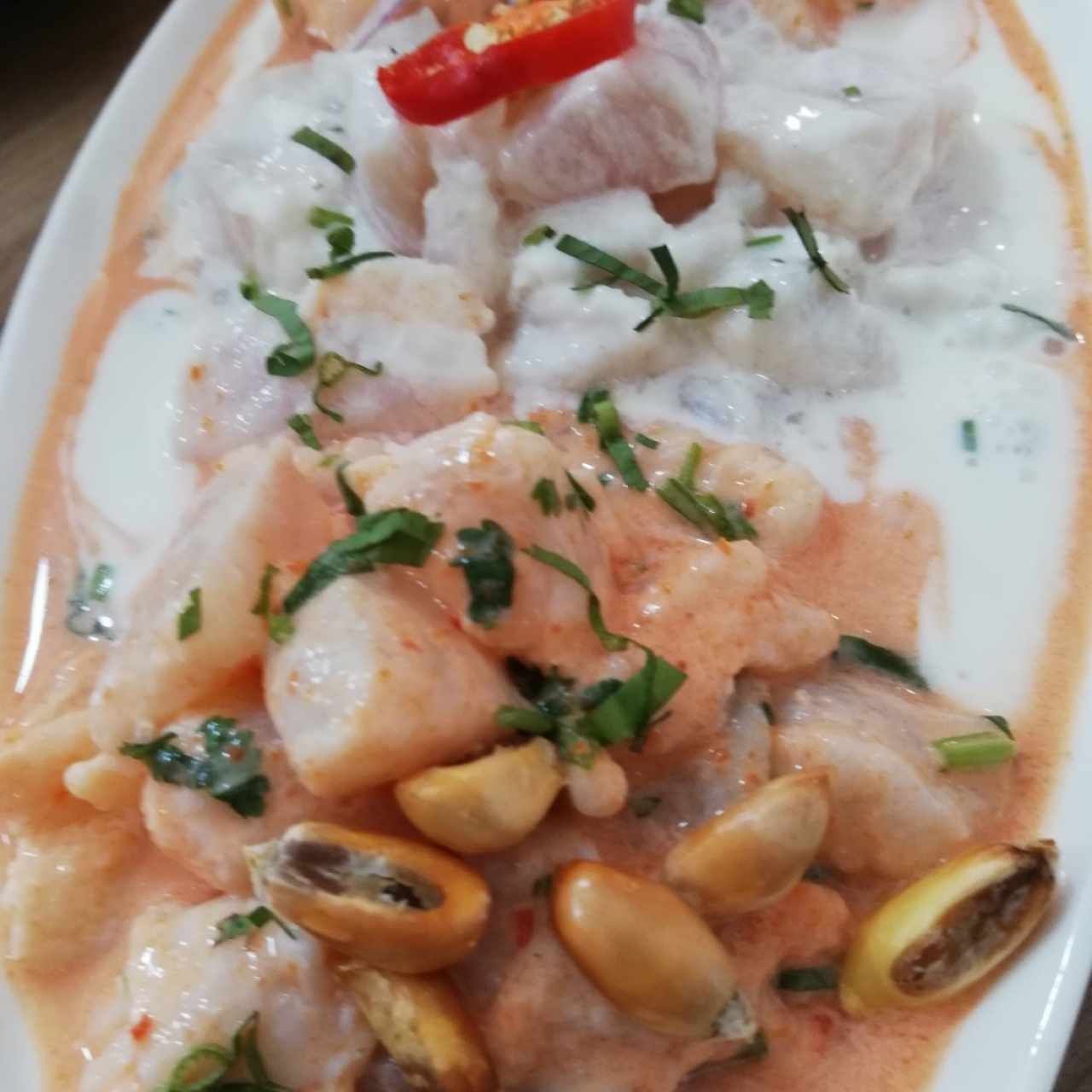 Ceviche de pescado 