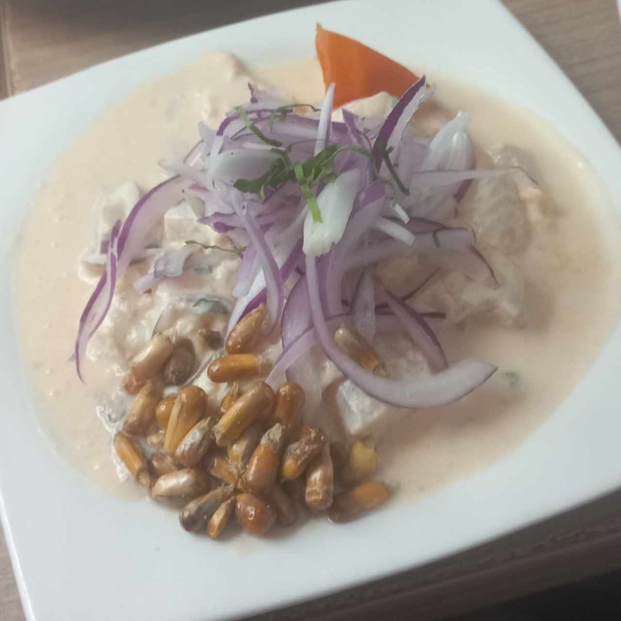 Ceviche de corvina