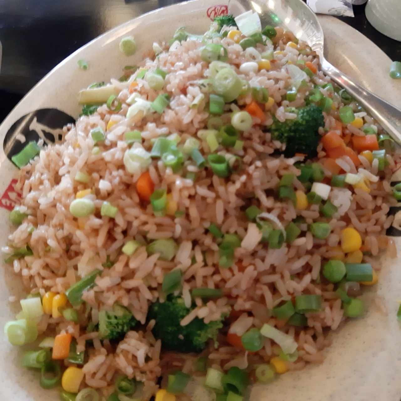 arroz frito vegetariano