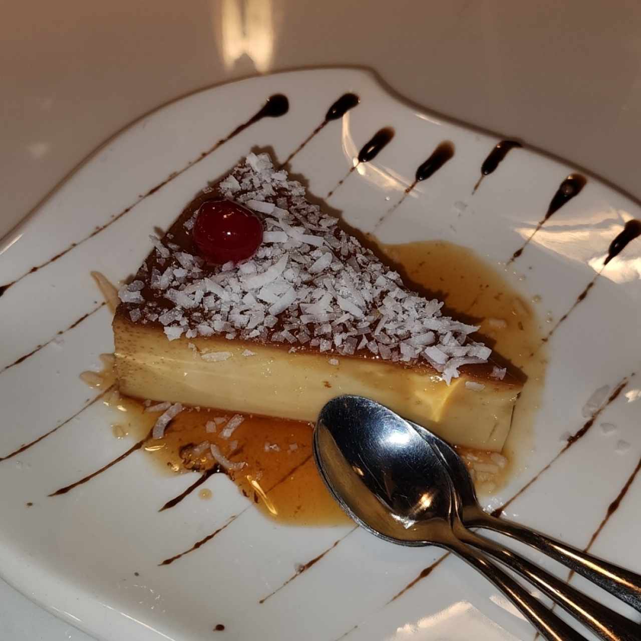 Flan de la casa