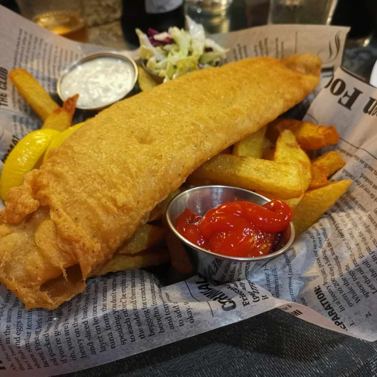gluten free fish and chips