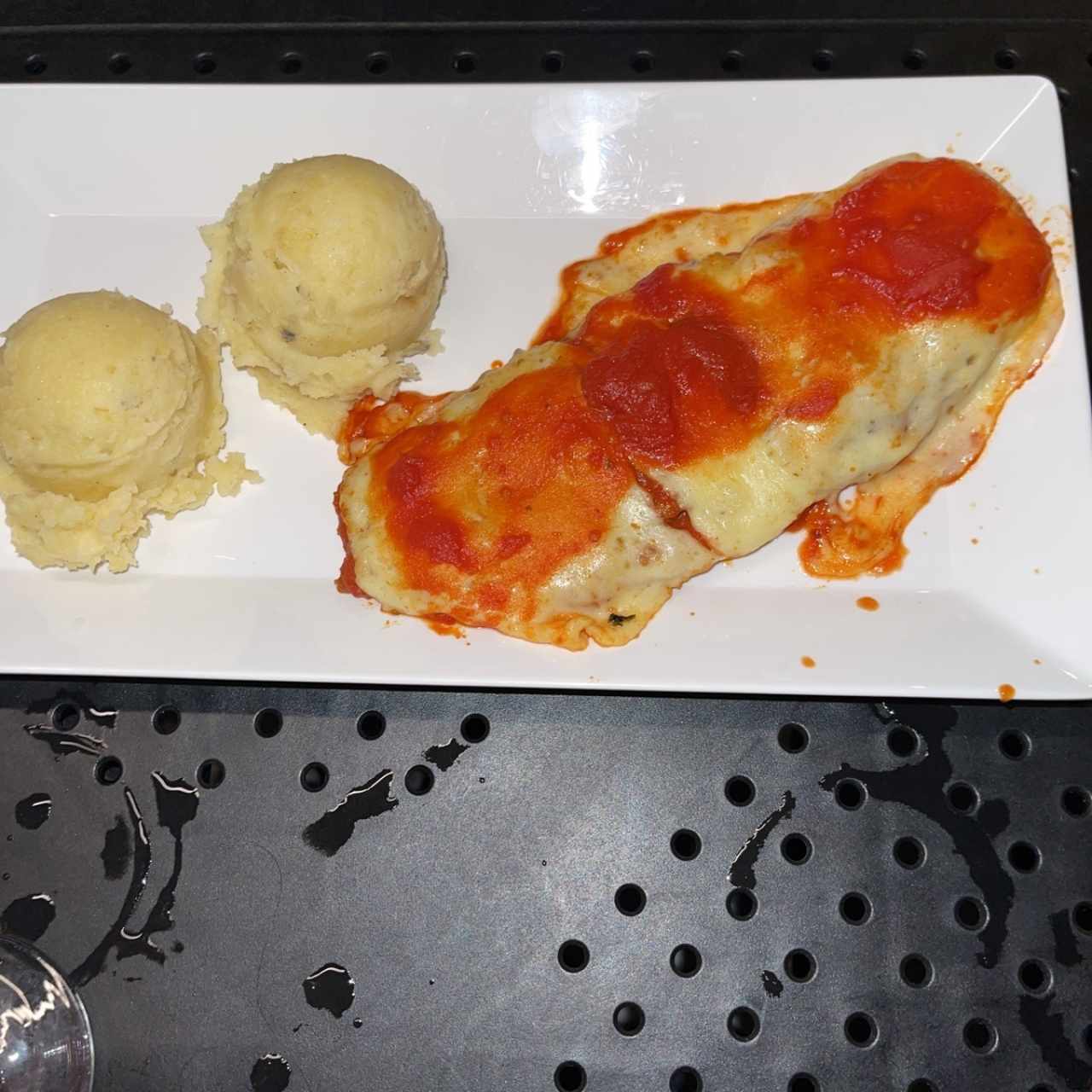 Corvina a la parmesana