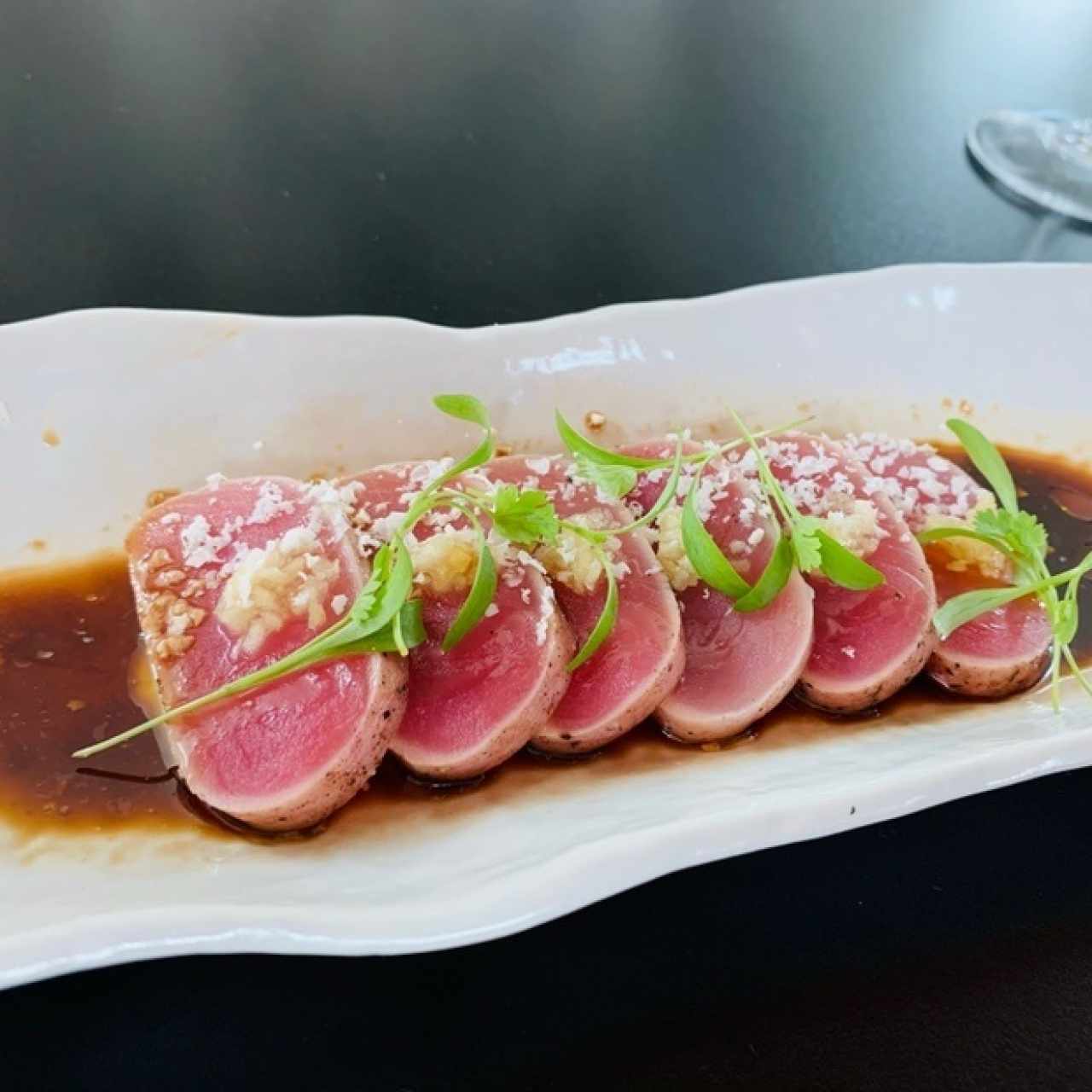 Crudo de Withe Tuna