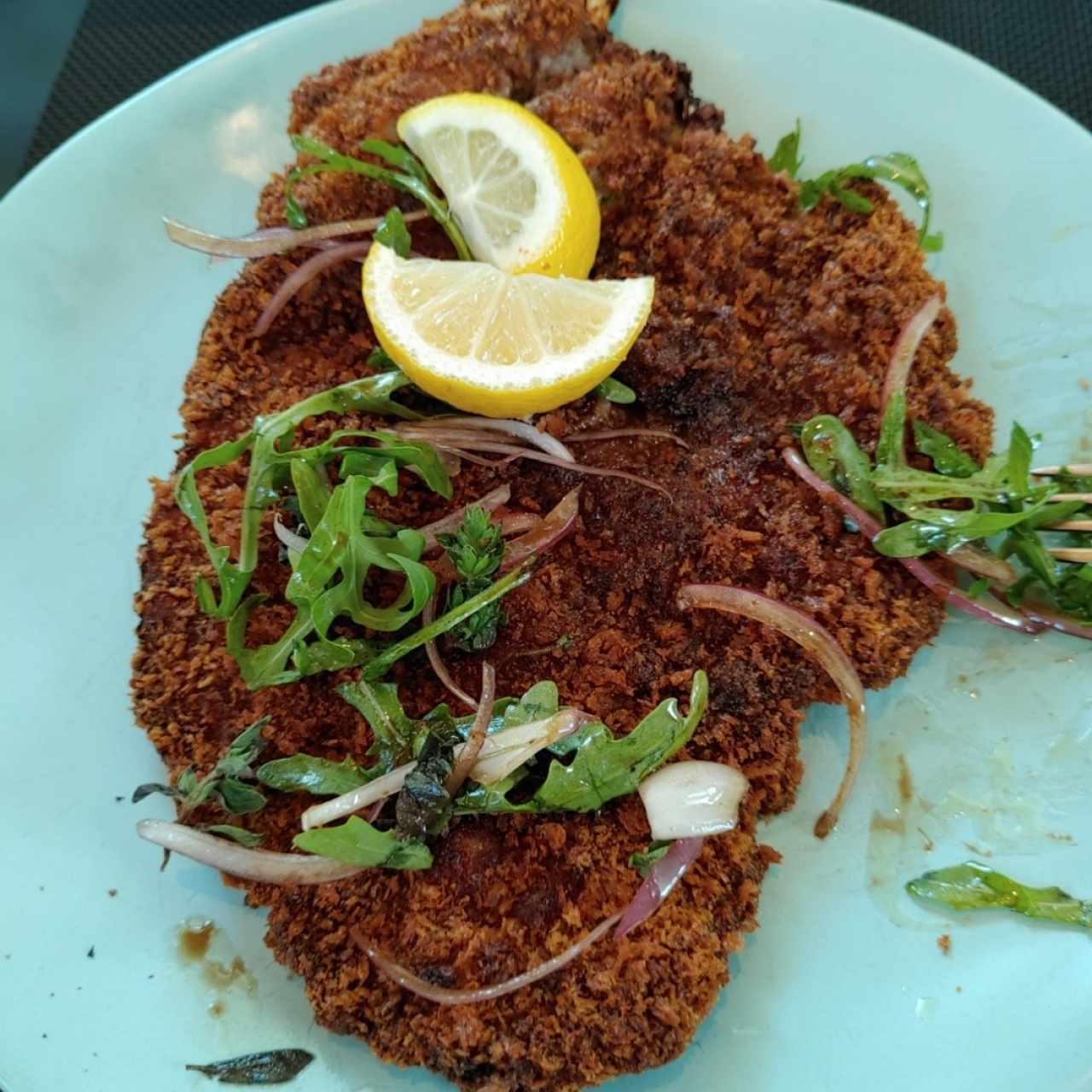 milanesa de cerdo