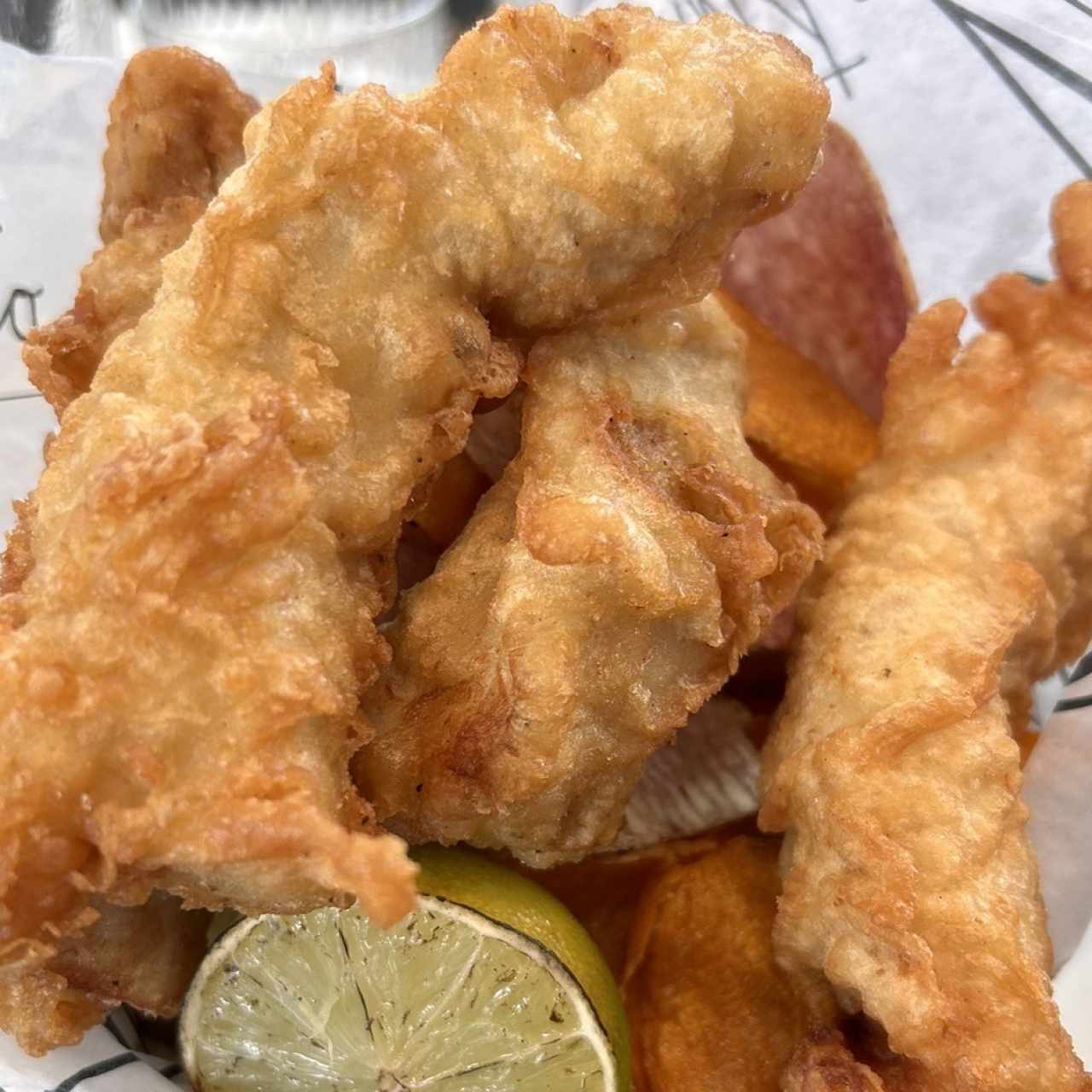 Fish, Chips and more chips