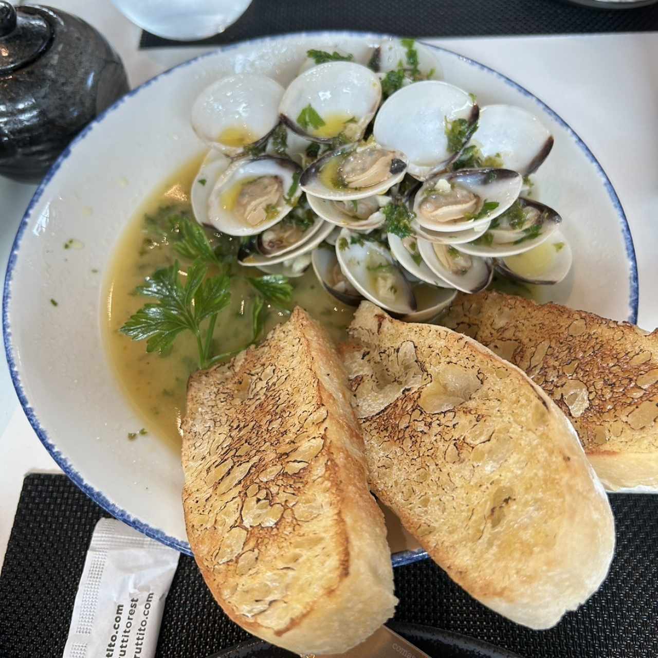 Small Eats - Vongole Ciabatta