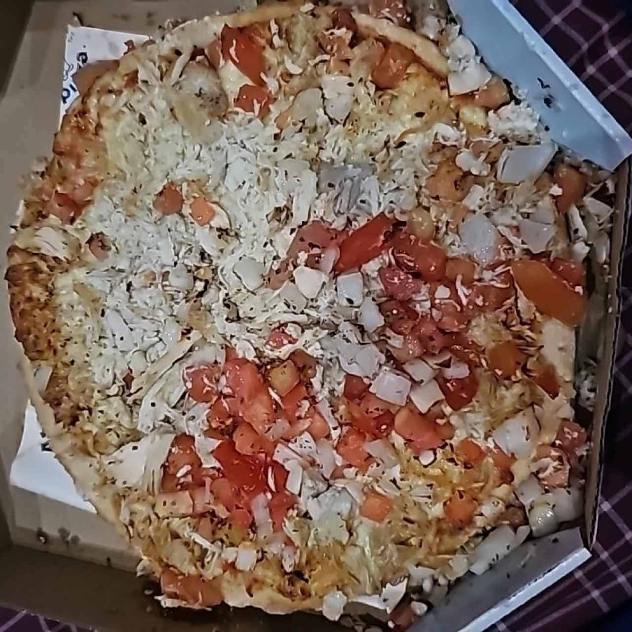 pizza especial de pollo