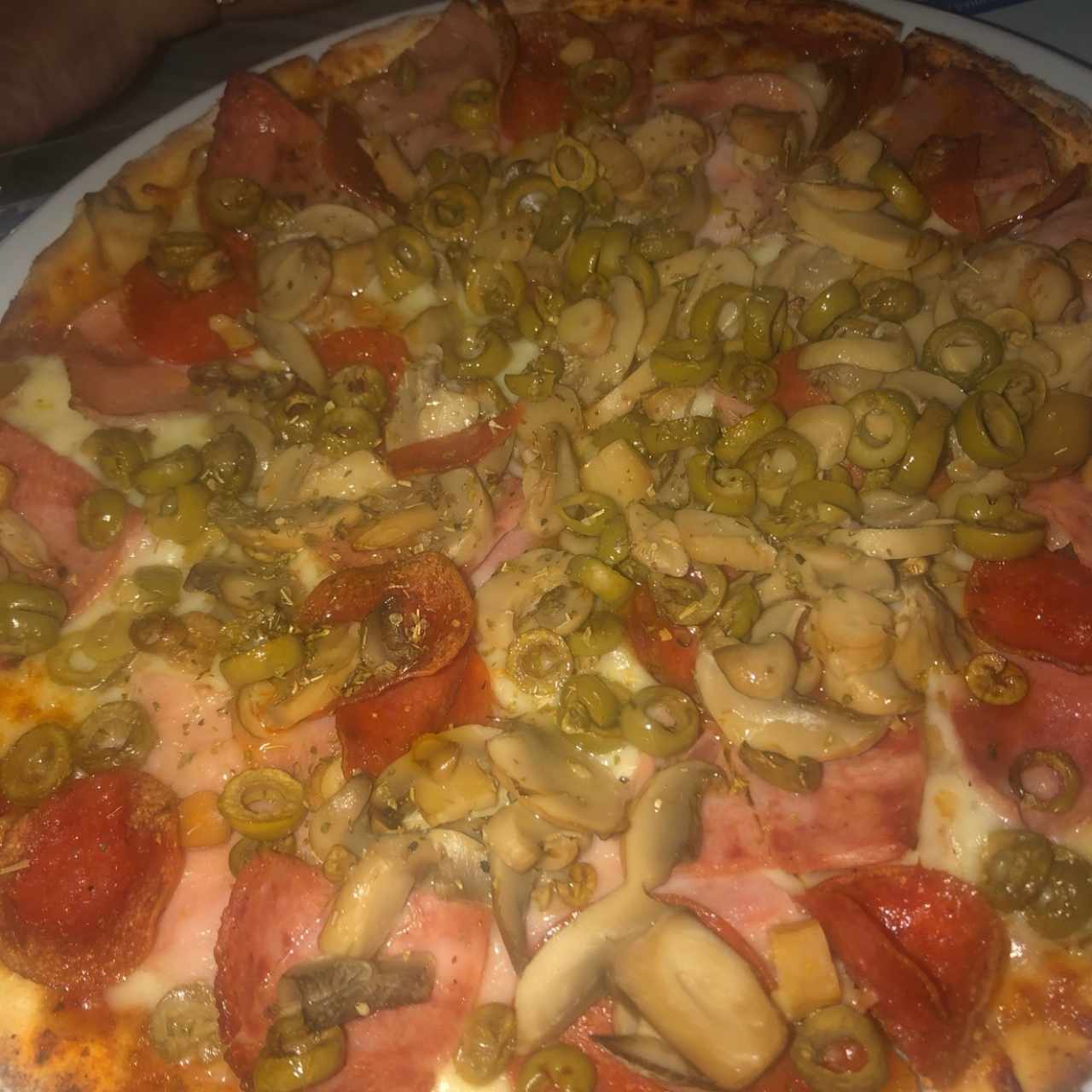 pizza de vegetales 