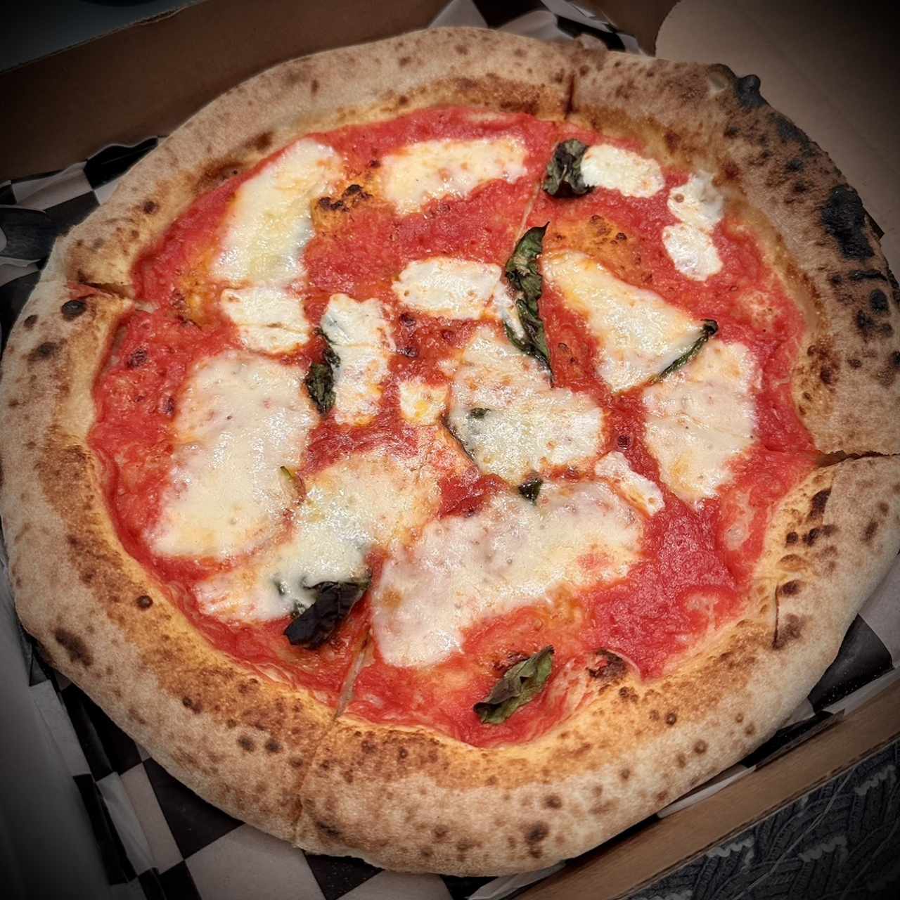 Pizza Margherita ($9)