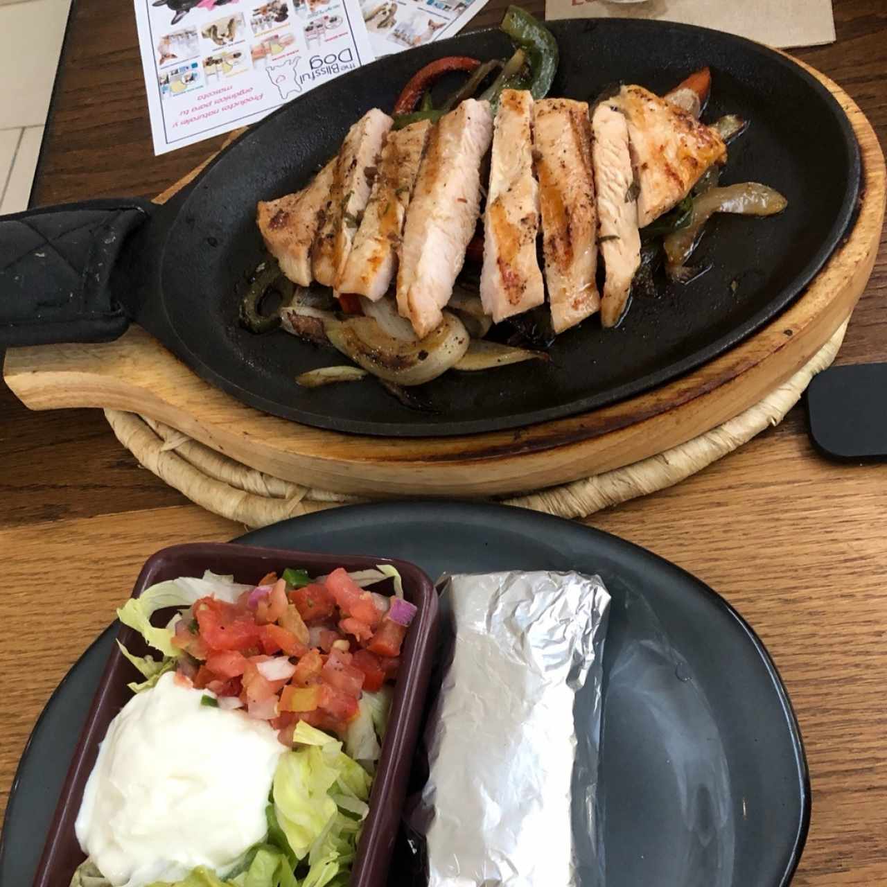 Fajitas de pollo