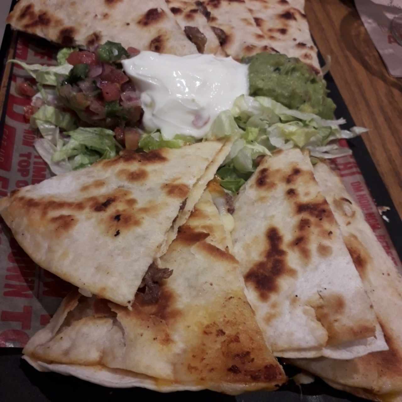 Quesadilla de carne