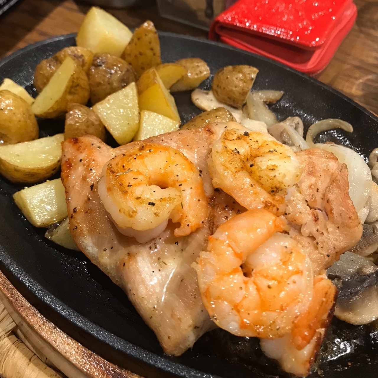 chicken and shrimp