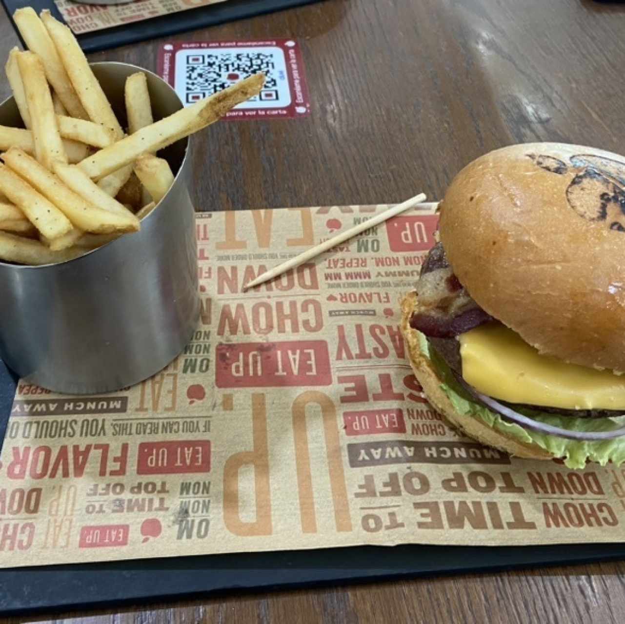 Bacon & cheddar burger