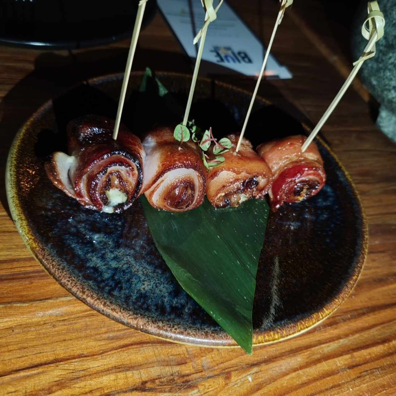 Small Plates - BACON WRAPPED DATES