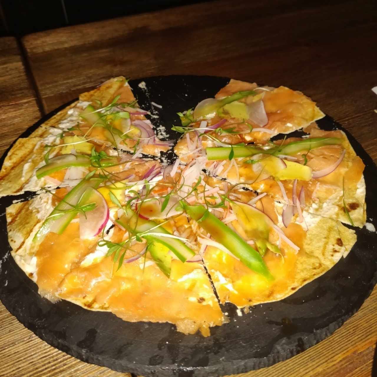 Pizza de Salmón