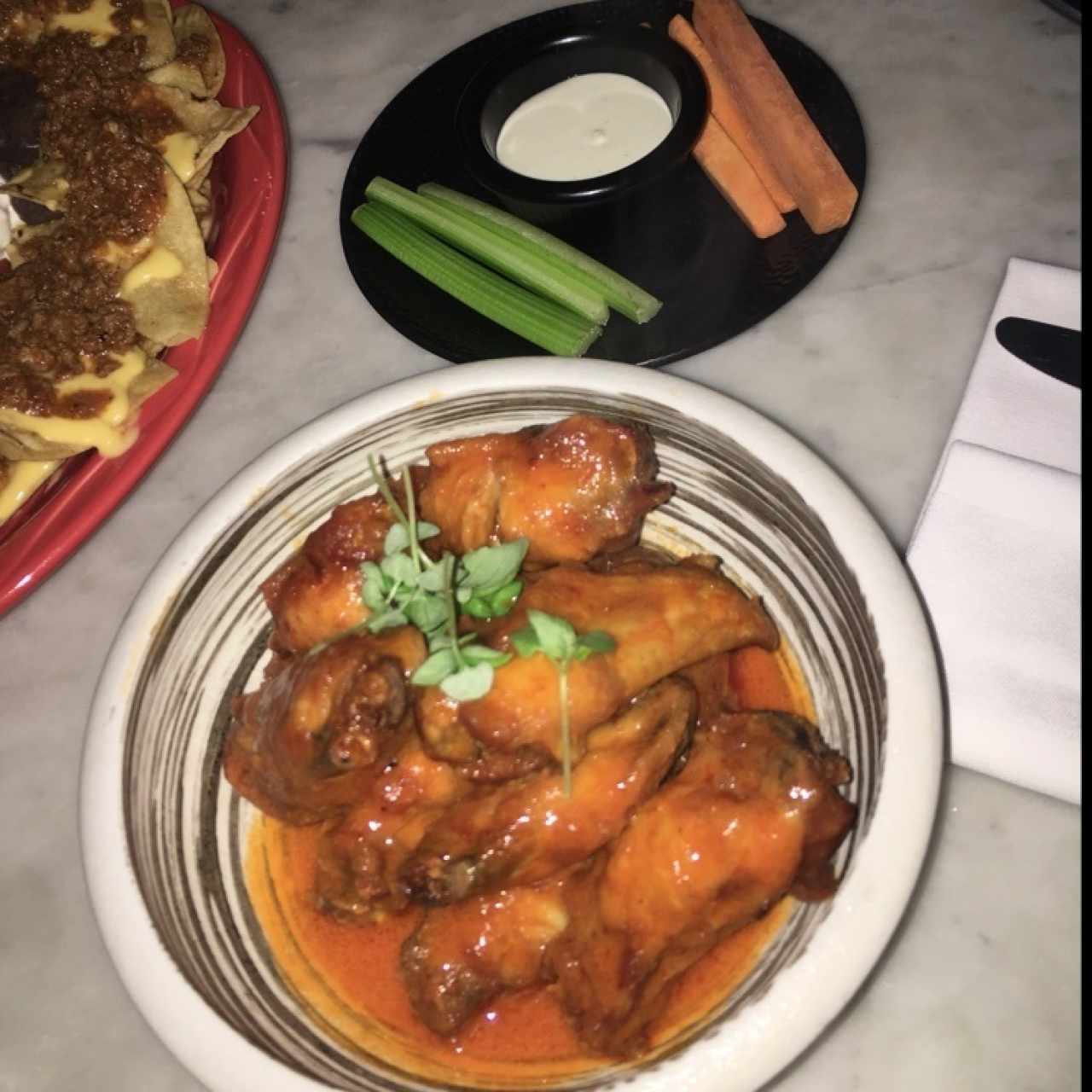 SMALL PLATES - Buffalo Hot Wings