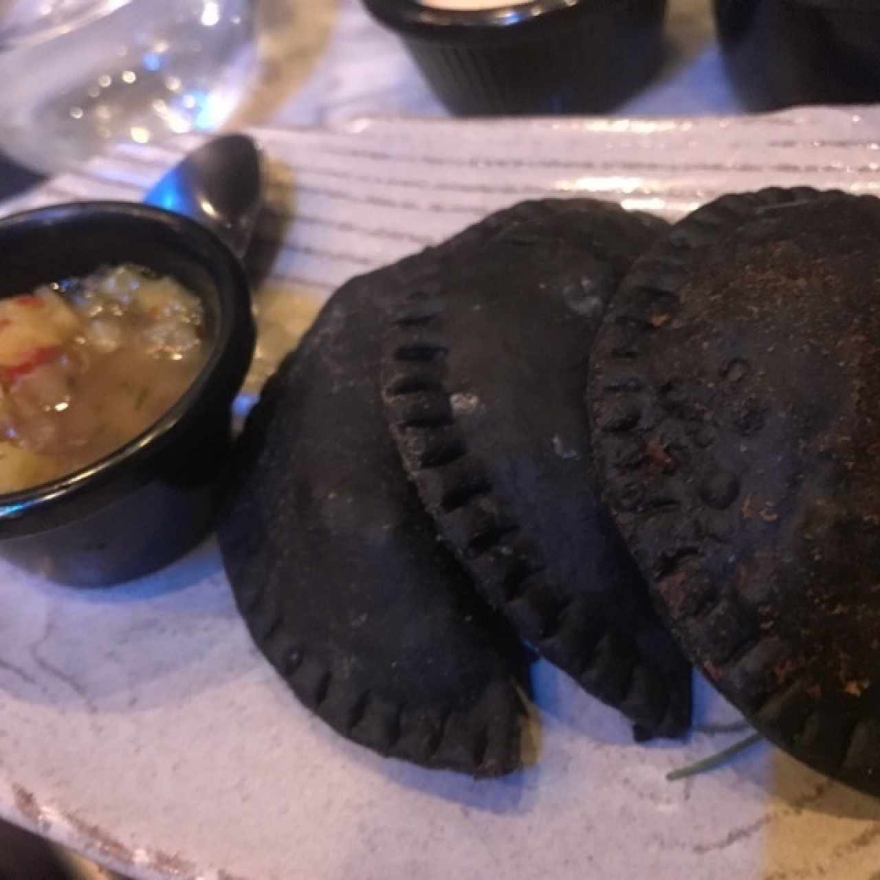 SMALL PLATES - Black Empanadas