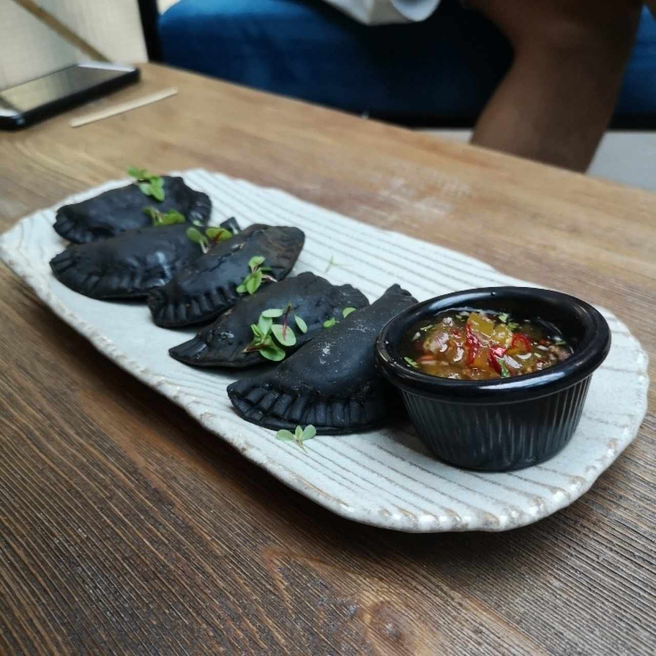 black empanadas 
