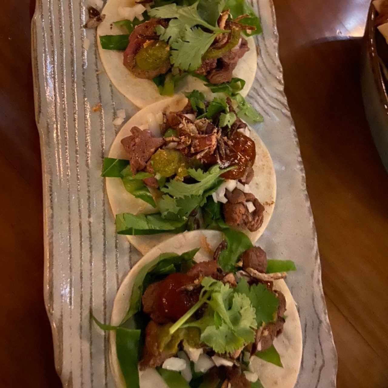 SMALL PLATES - Steak Tacos