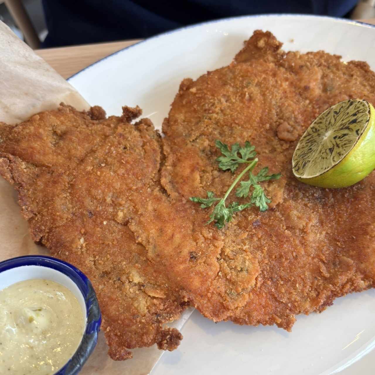 Secondi Piatti - Milanesa de pollo