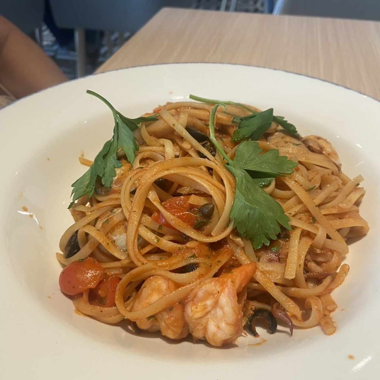 Spaguetti fruto di mare 