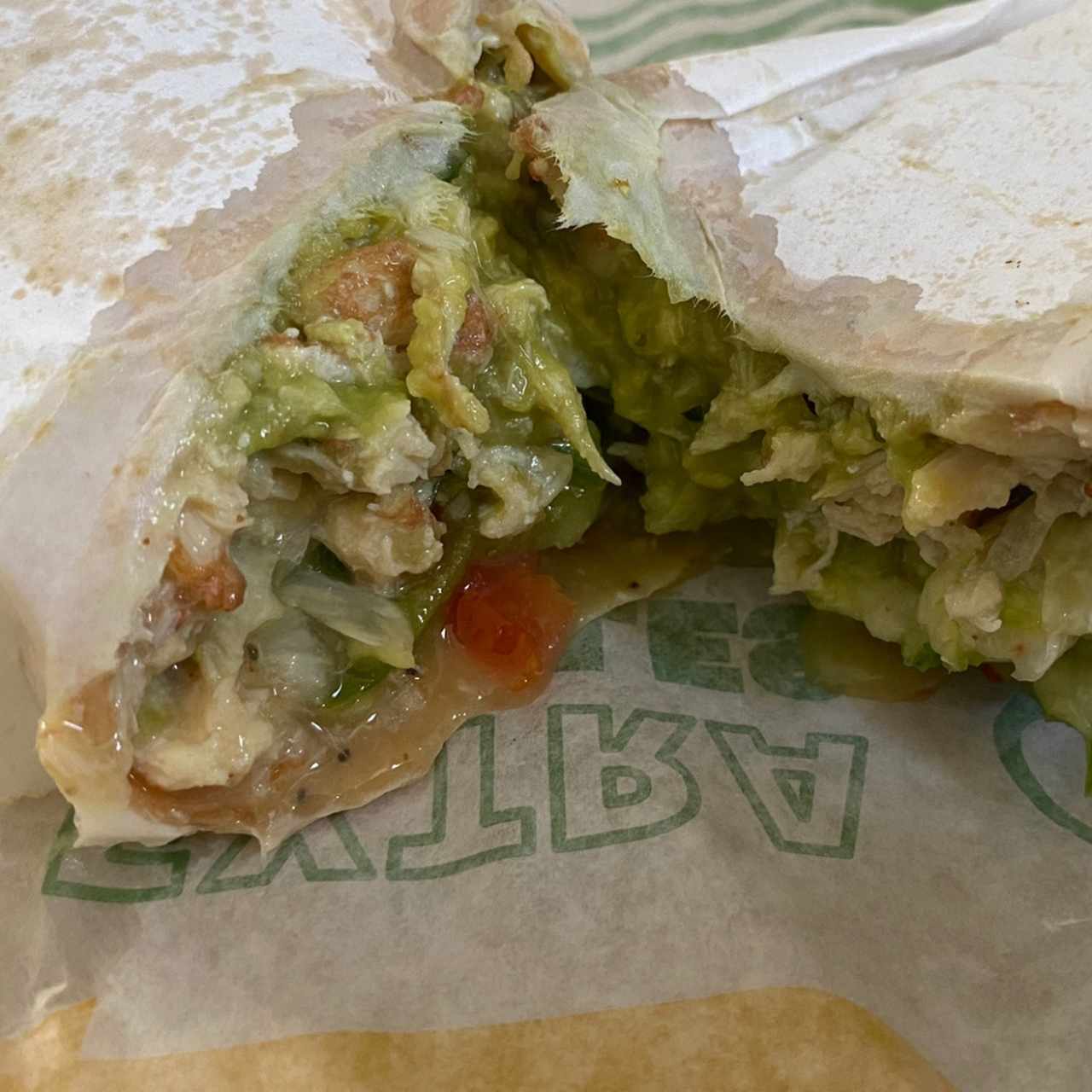 Wrap de pollo sin pollo