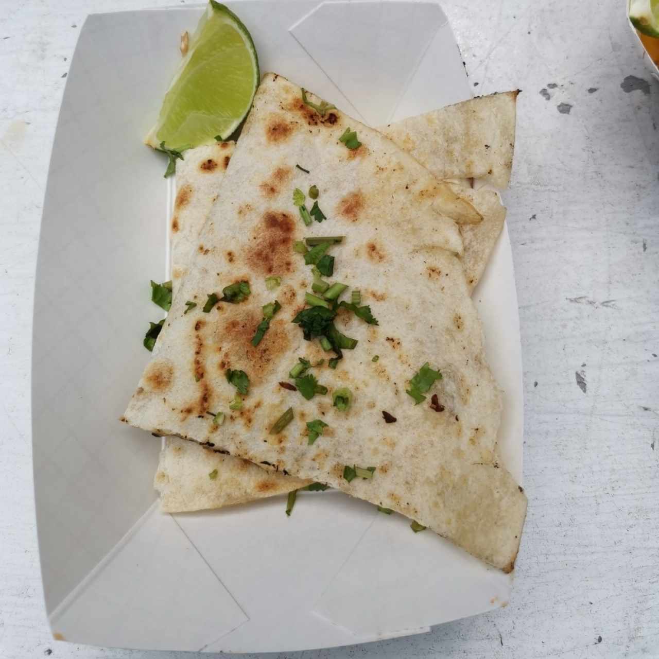 Quesadilla de Queso y Hongos