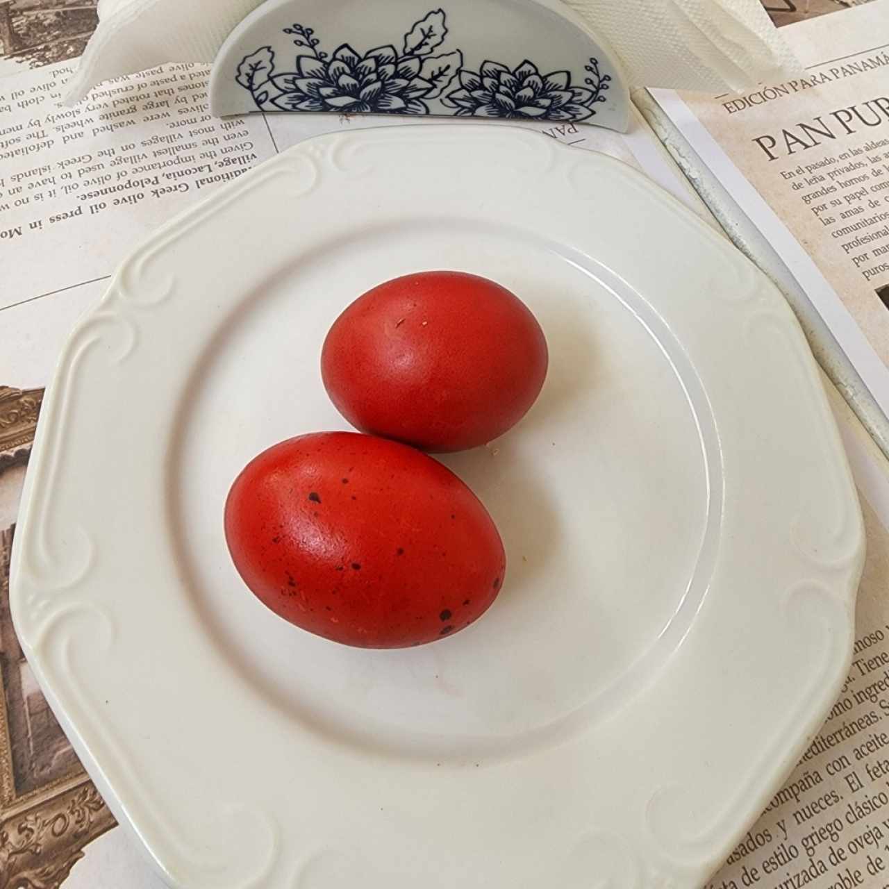 Tradicional huevos de Pascua