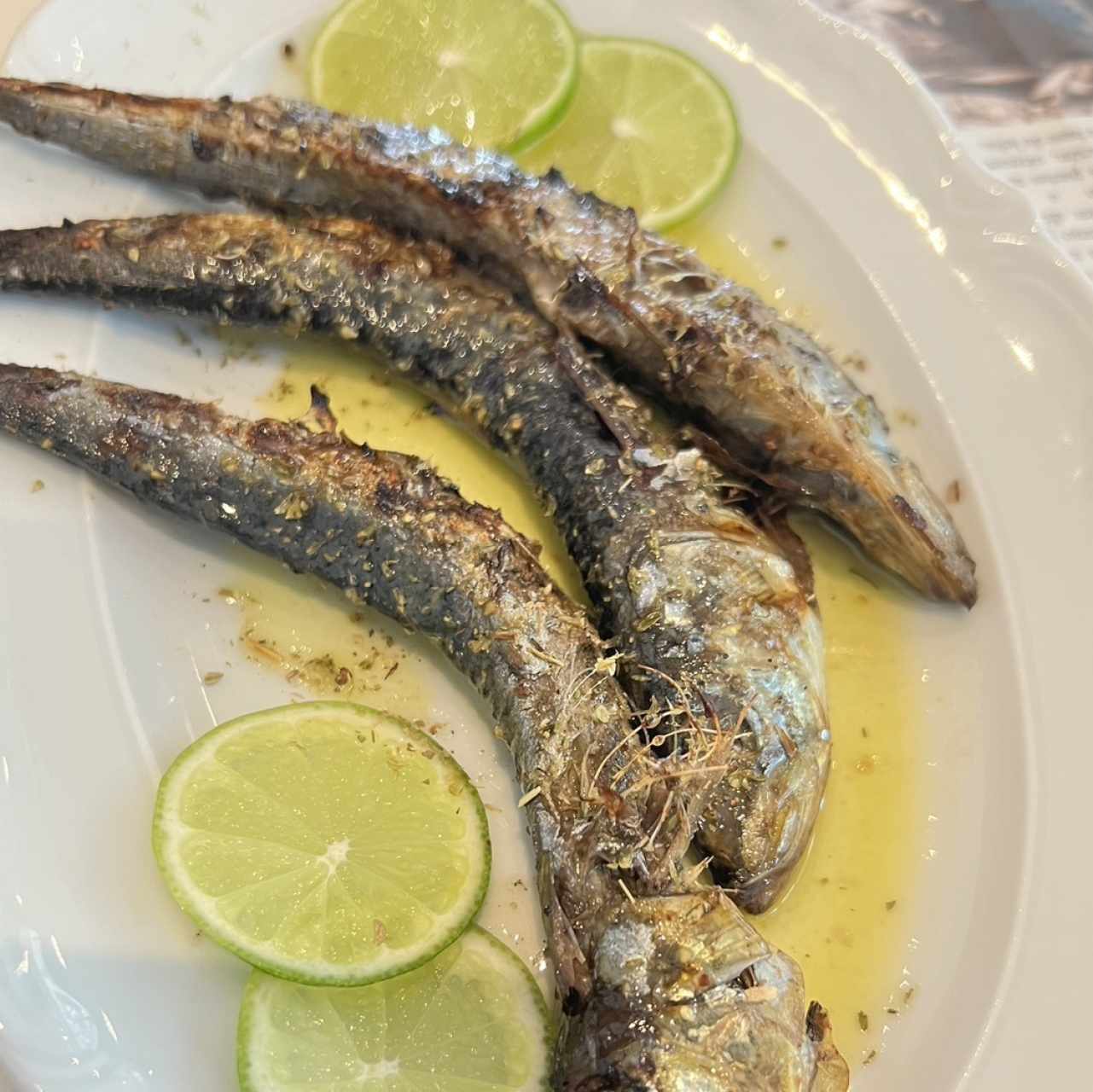 Sardinas a la parilla