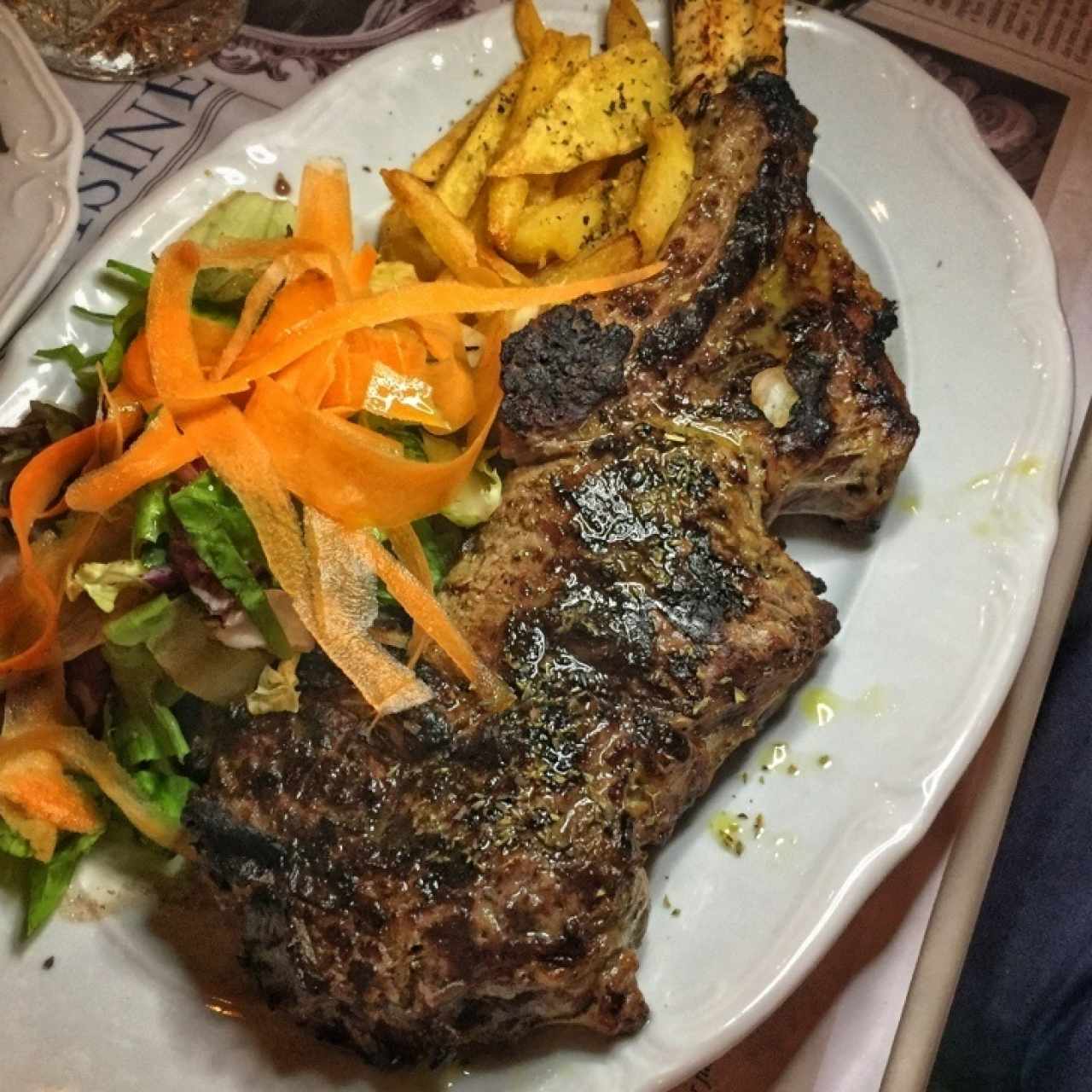 Brizola Mosjarisia - Chuleta de ternera a la parrilla