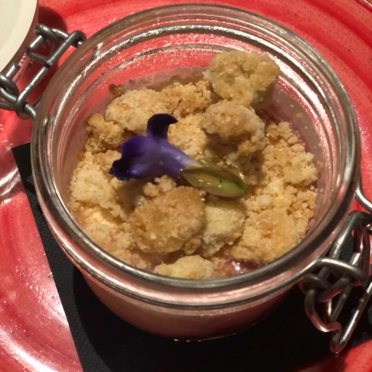 Panna Cotta con Nutella y Confitura Casera de Fresa