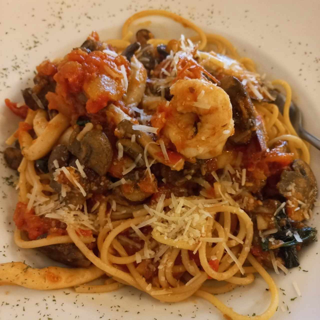 Pasta con mariscos