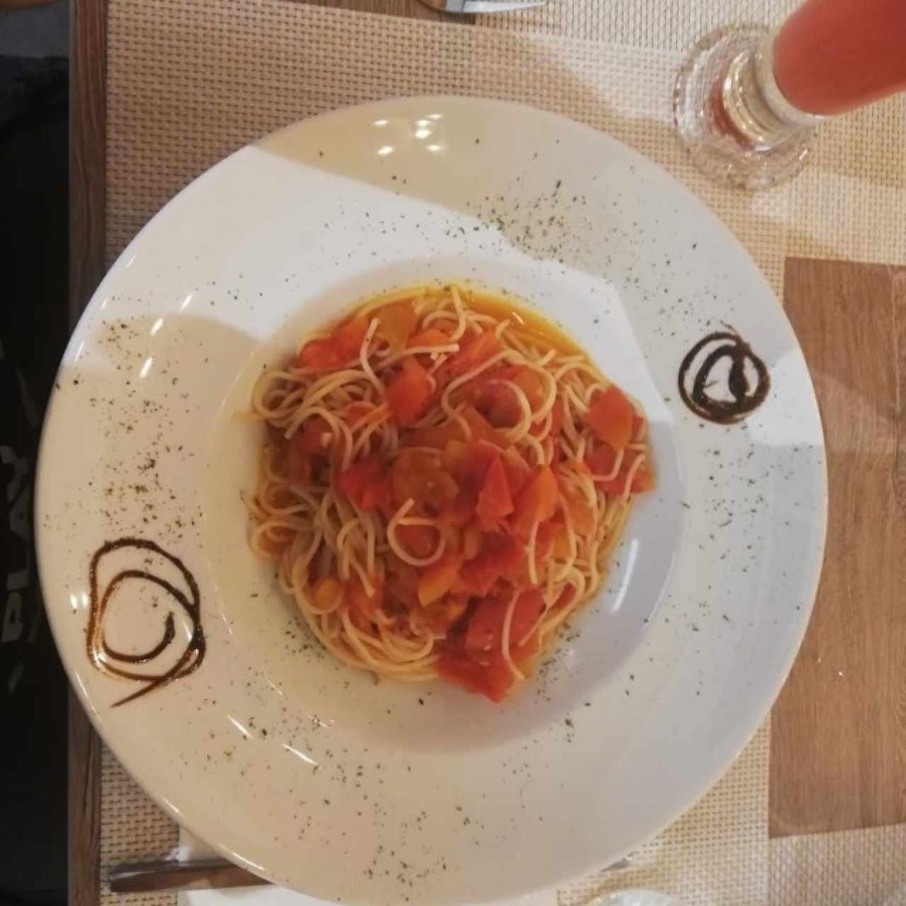 Spaguettini a la Arrabiata