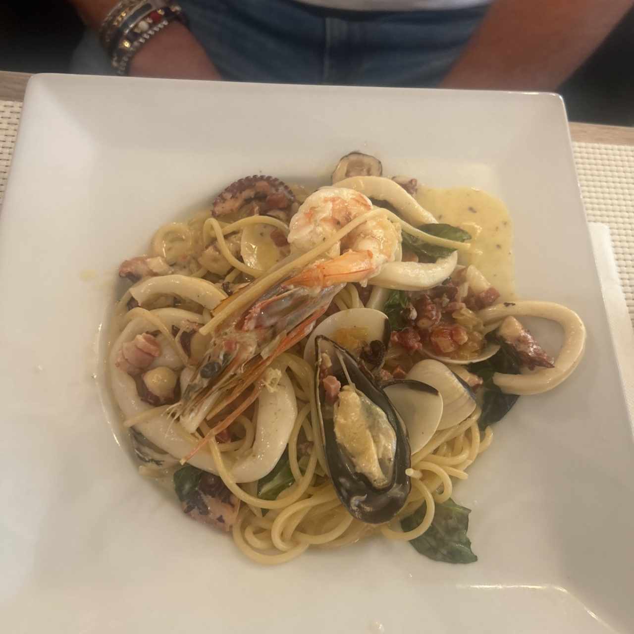 Pasta Carbonara Di Mare