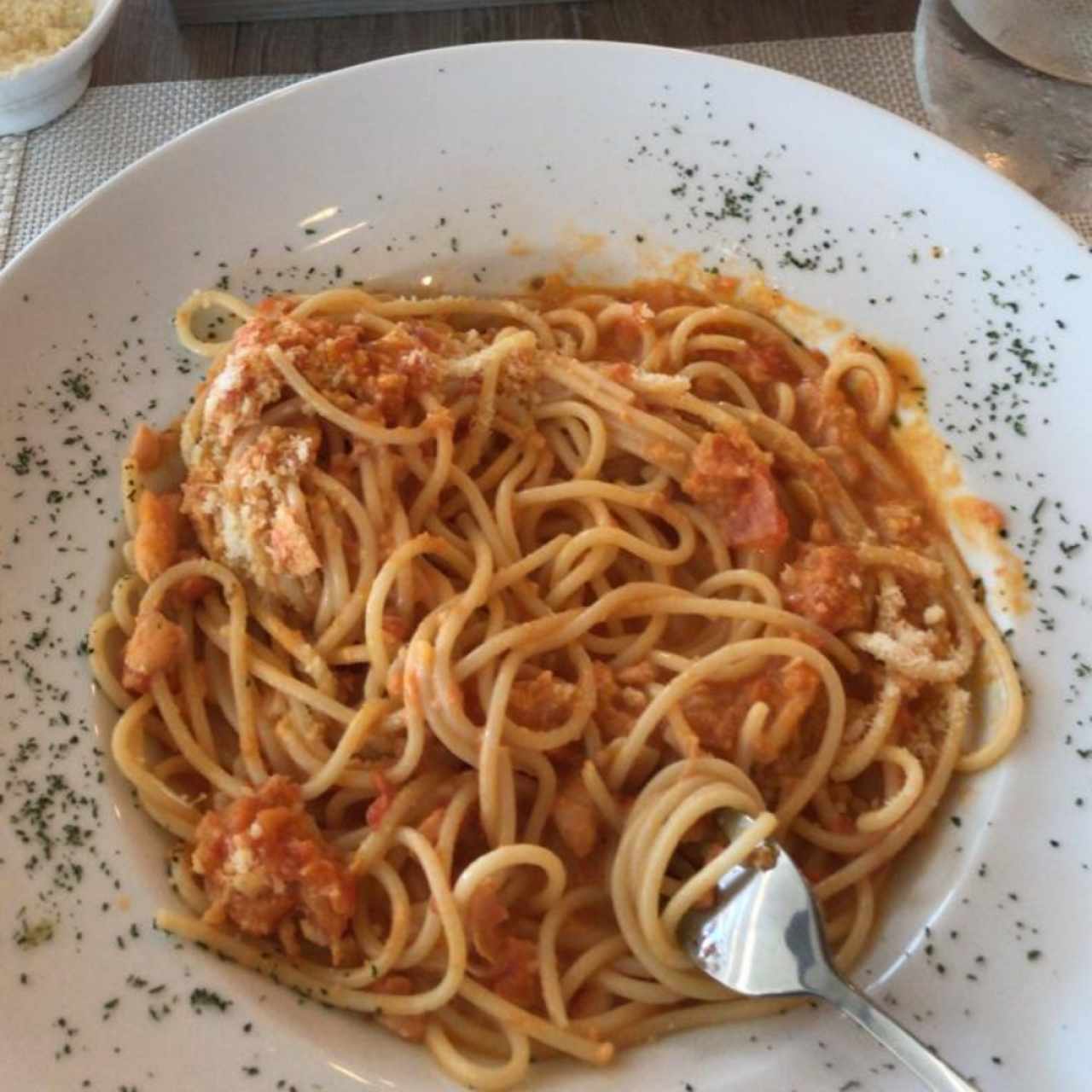 Spaguetti al salmone