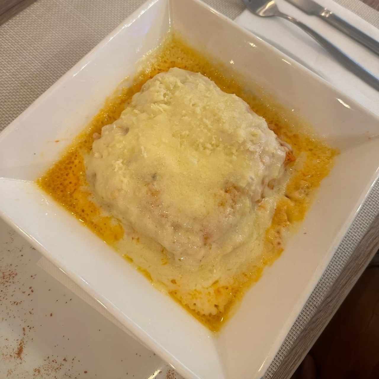 Lasagna de Carne Gratinada