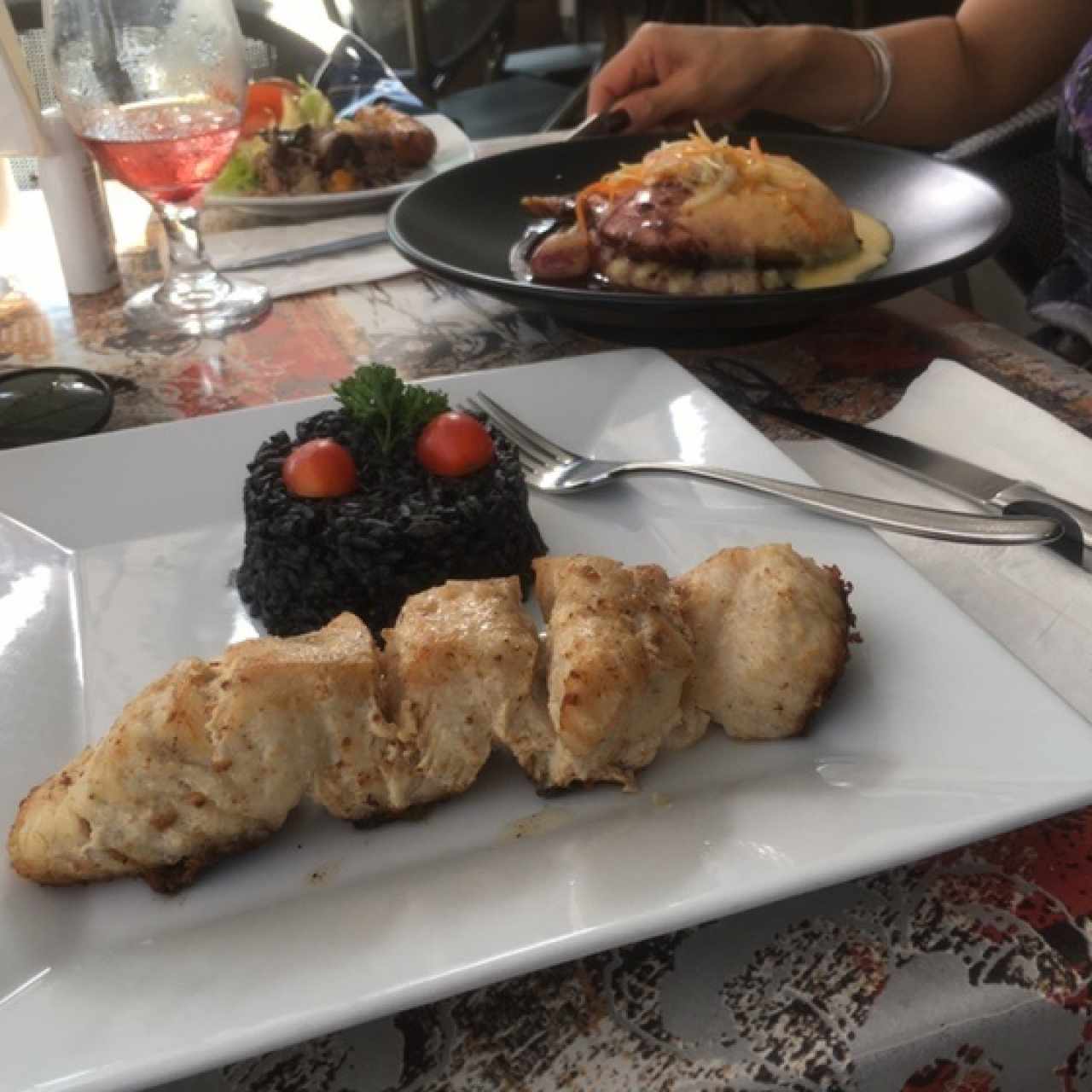 Filete de róbalo a la plancha