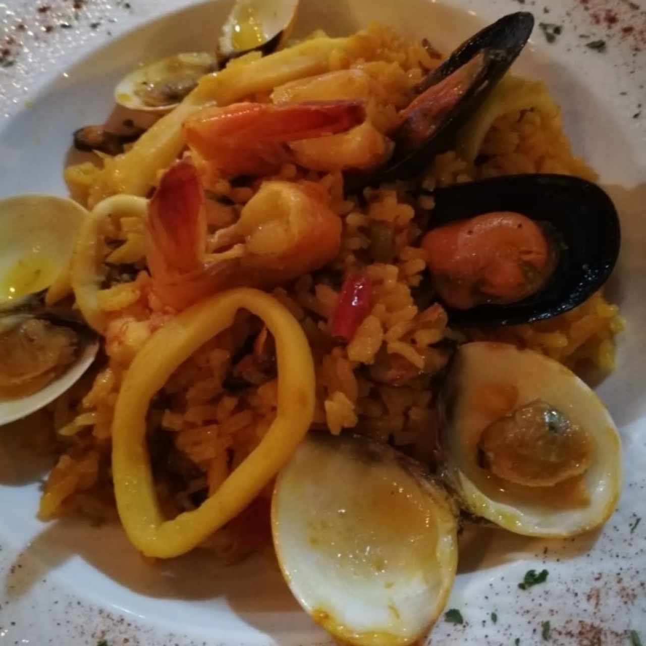 Paella - Paella de Mariscos
